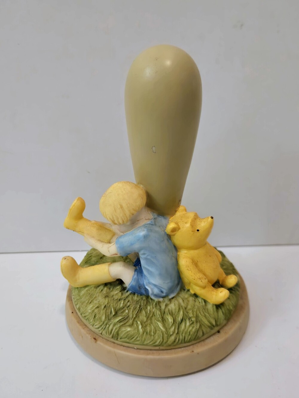 Vintage 1997 Winnie The Pooh Brown Bag Cookie Art Stamp Press Nursery Decor
